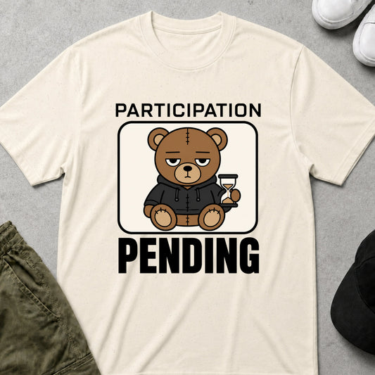 Cool Teds Teddy-Bear Pending Action T-Shirt Natural / S