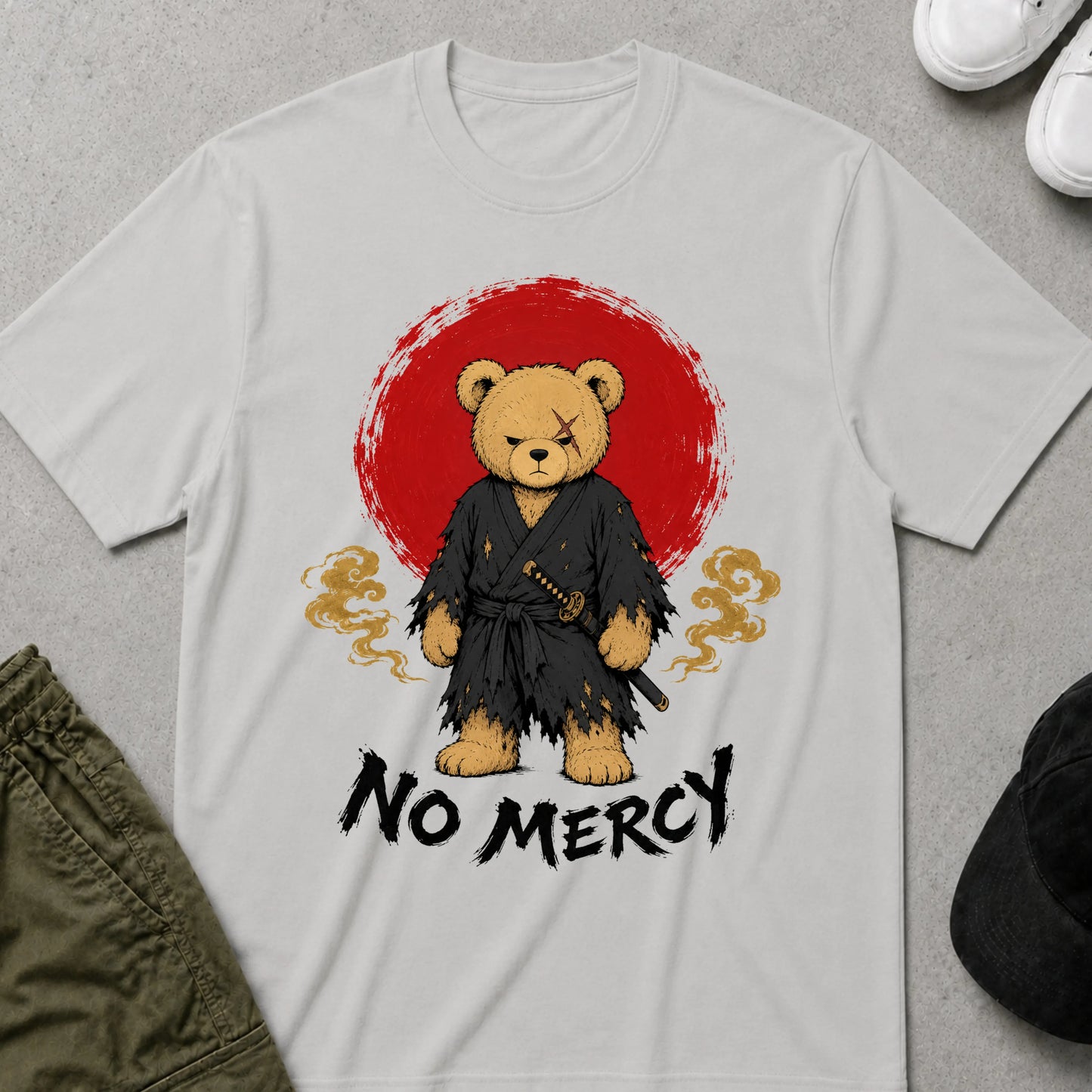 Cool Teds Teddy-Bear Play to Win T-Shirt Ice Grey / S