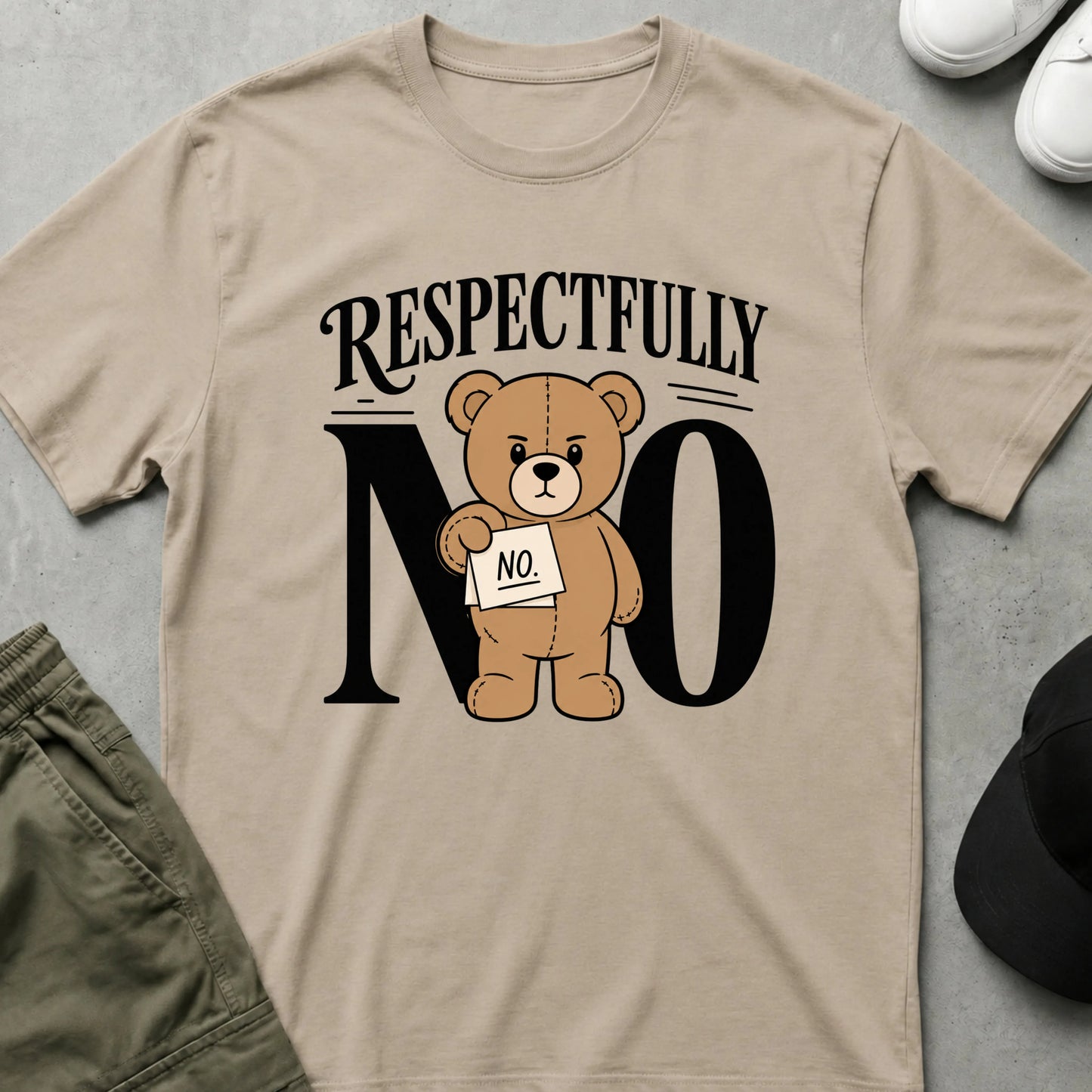 Respectfully T-Shirt Sand