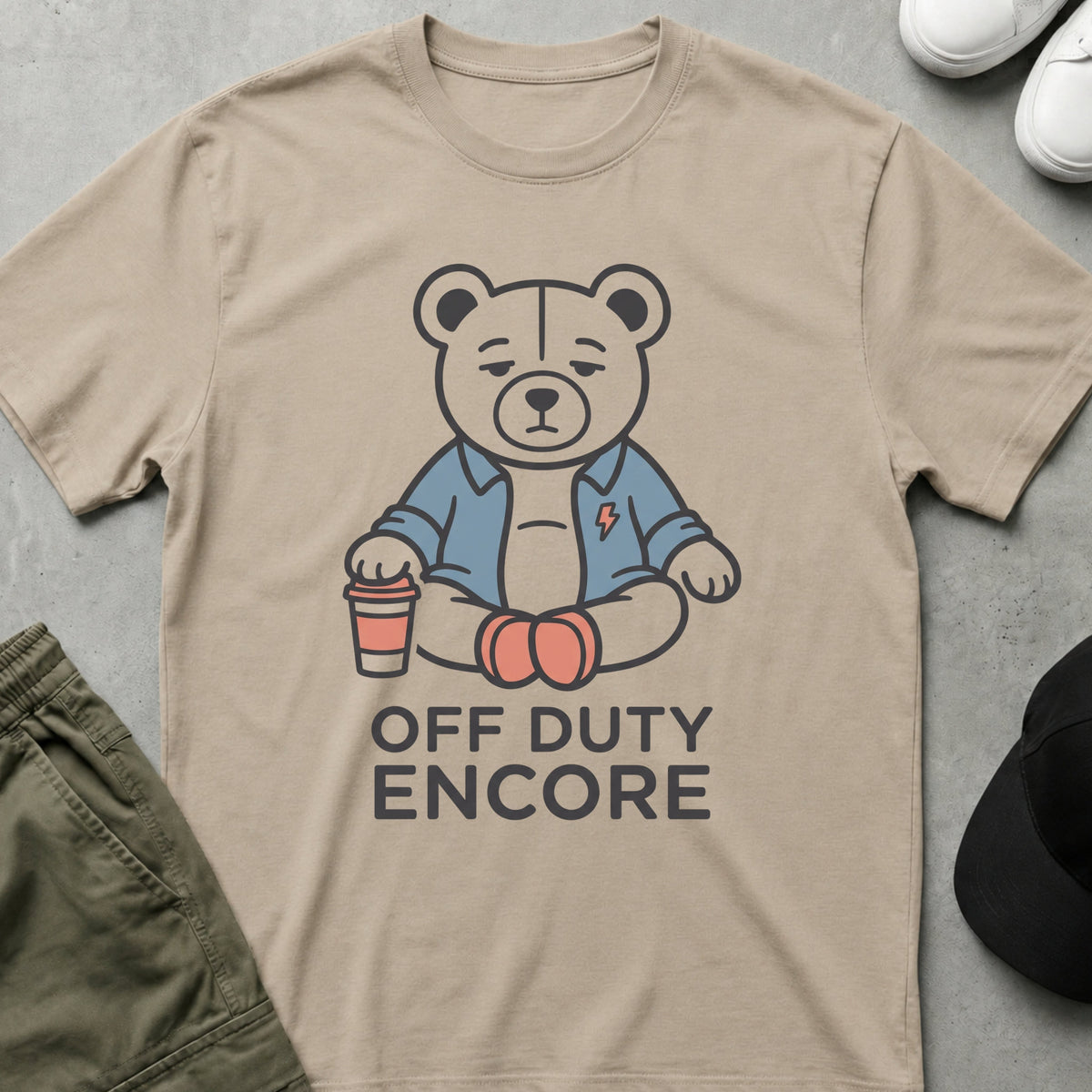 Off Duty Encore T-Shirt Sand