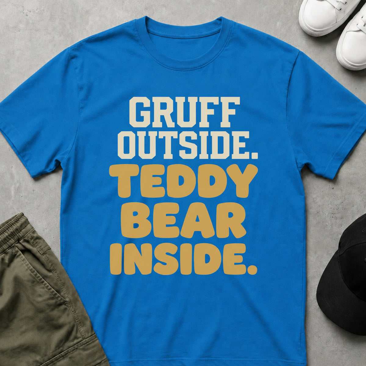 Gruff Outside T-Shirt Sapphire