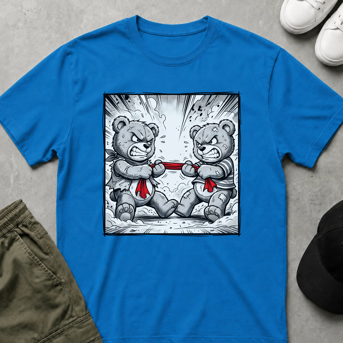 Printify Teddy-Bear Teddy Rumble T-Shirt Sapphire / S