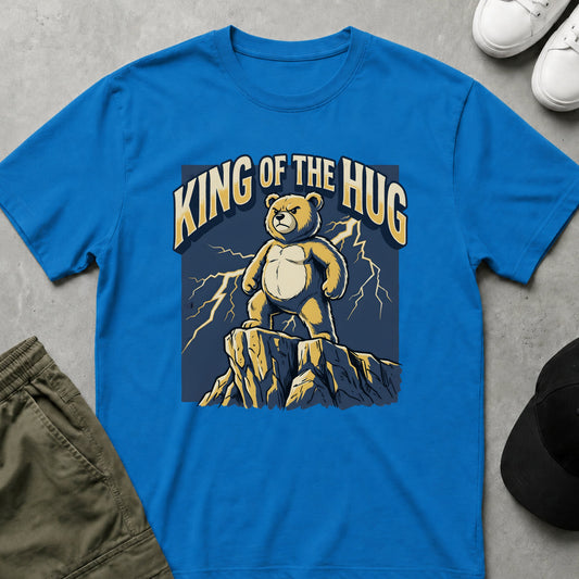 Printify Teddy-Bear Bear Throne T-Shirt Sapphire / S