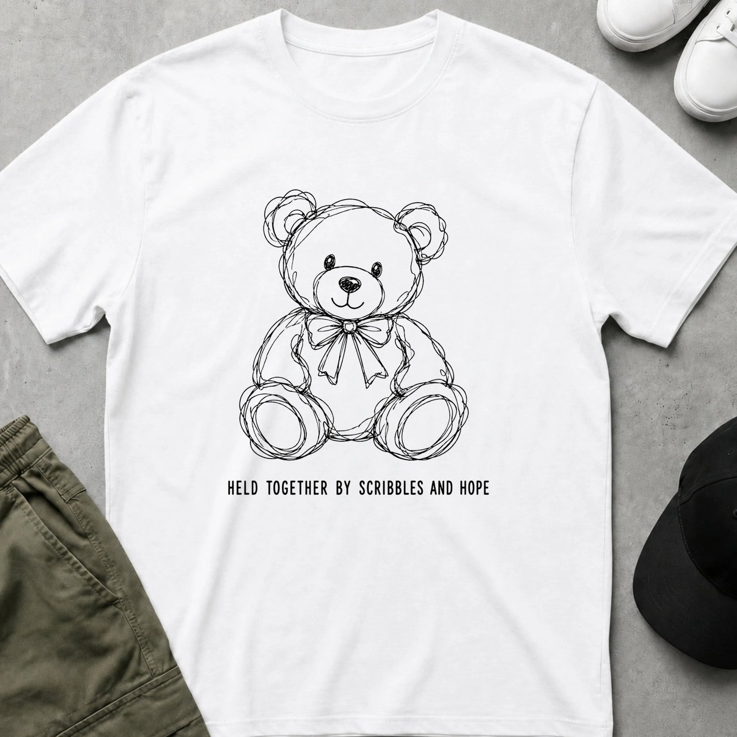 Scribbles & Hope T-Shirt White