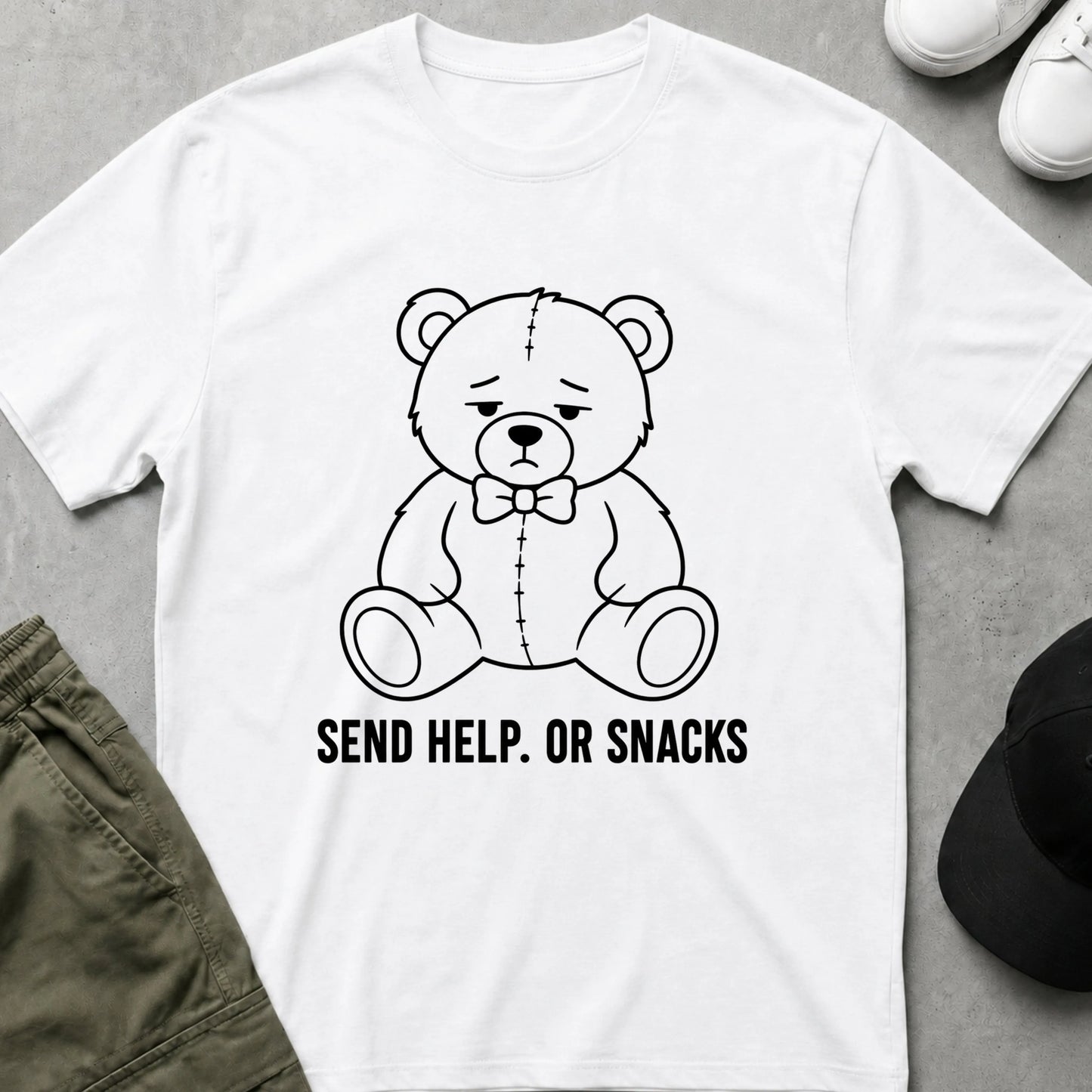 Send Help T-Shirt White