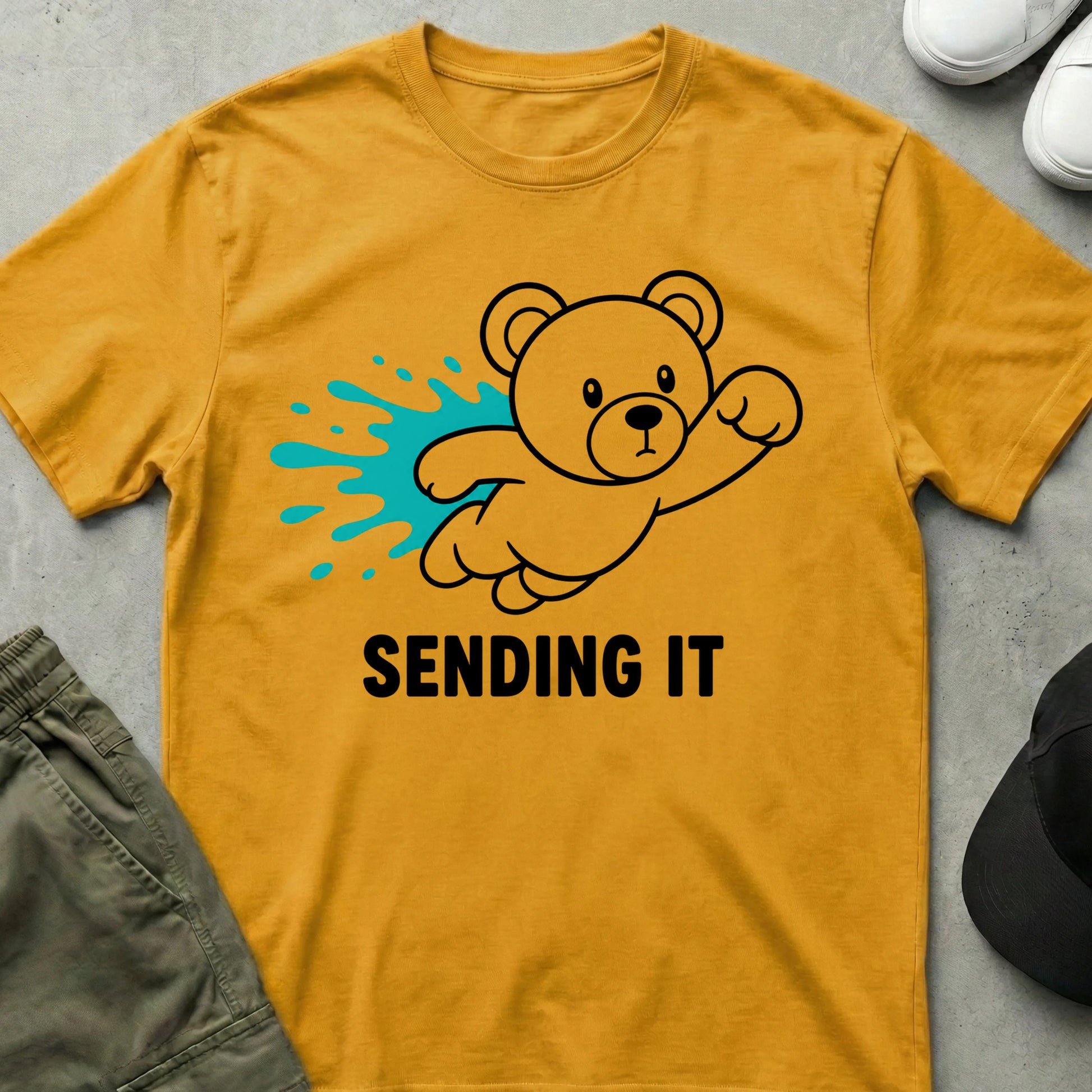 Sending it T-Shirt Gold