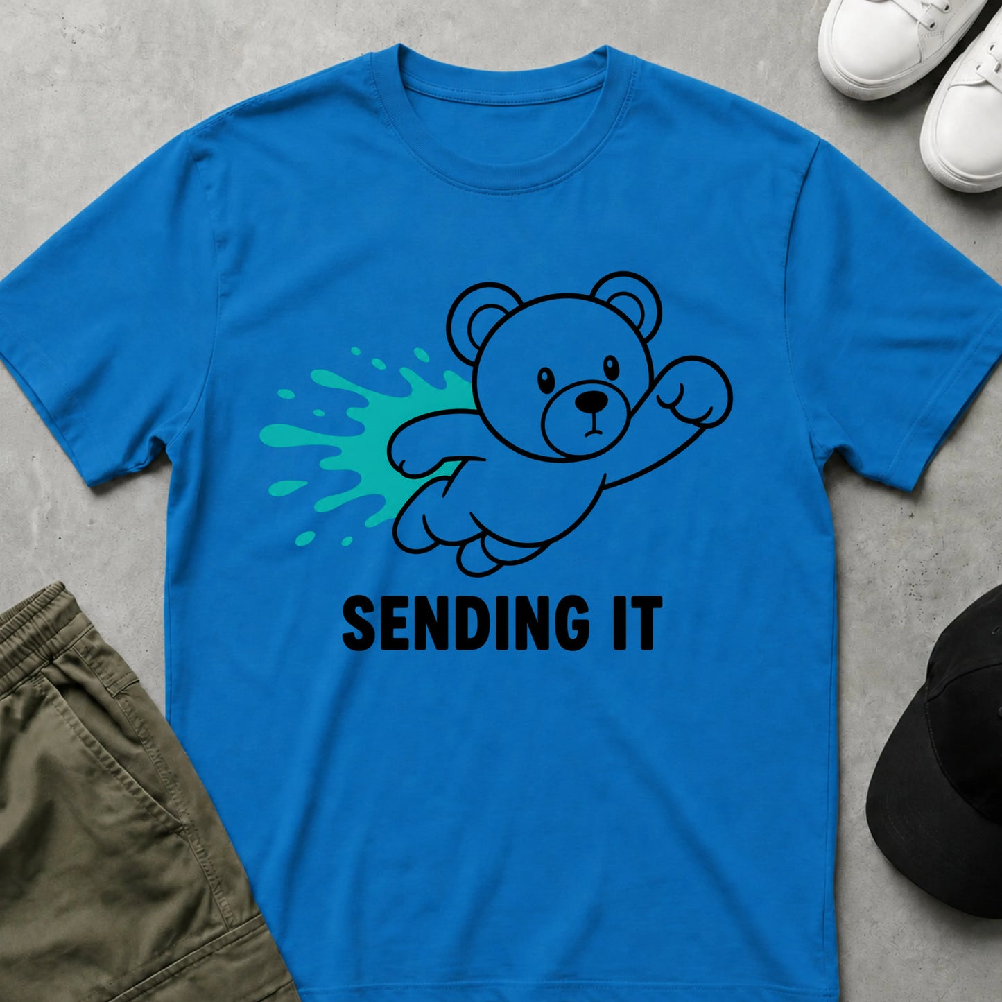 Sending it T-Shirt Sapphire