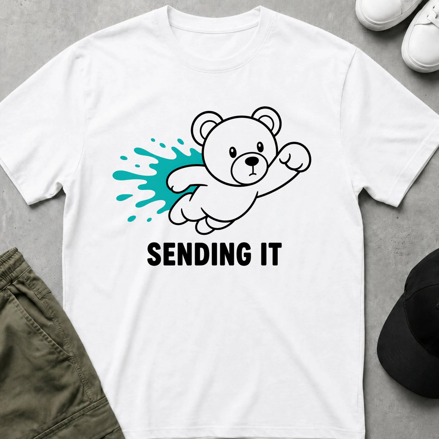 Sending it T-Shirt White