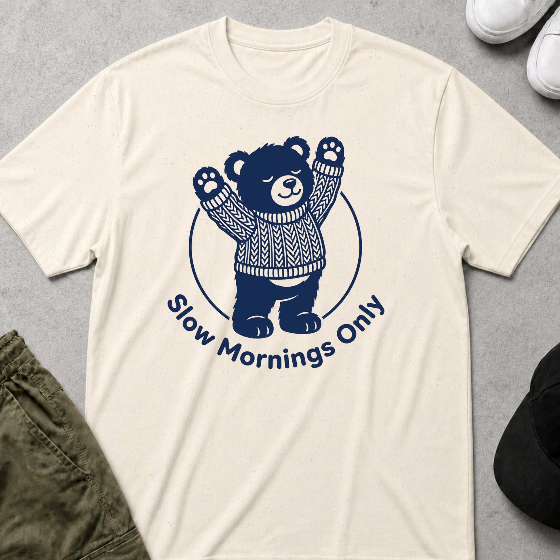 Slow Mornings T-Shirt Natural