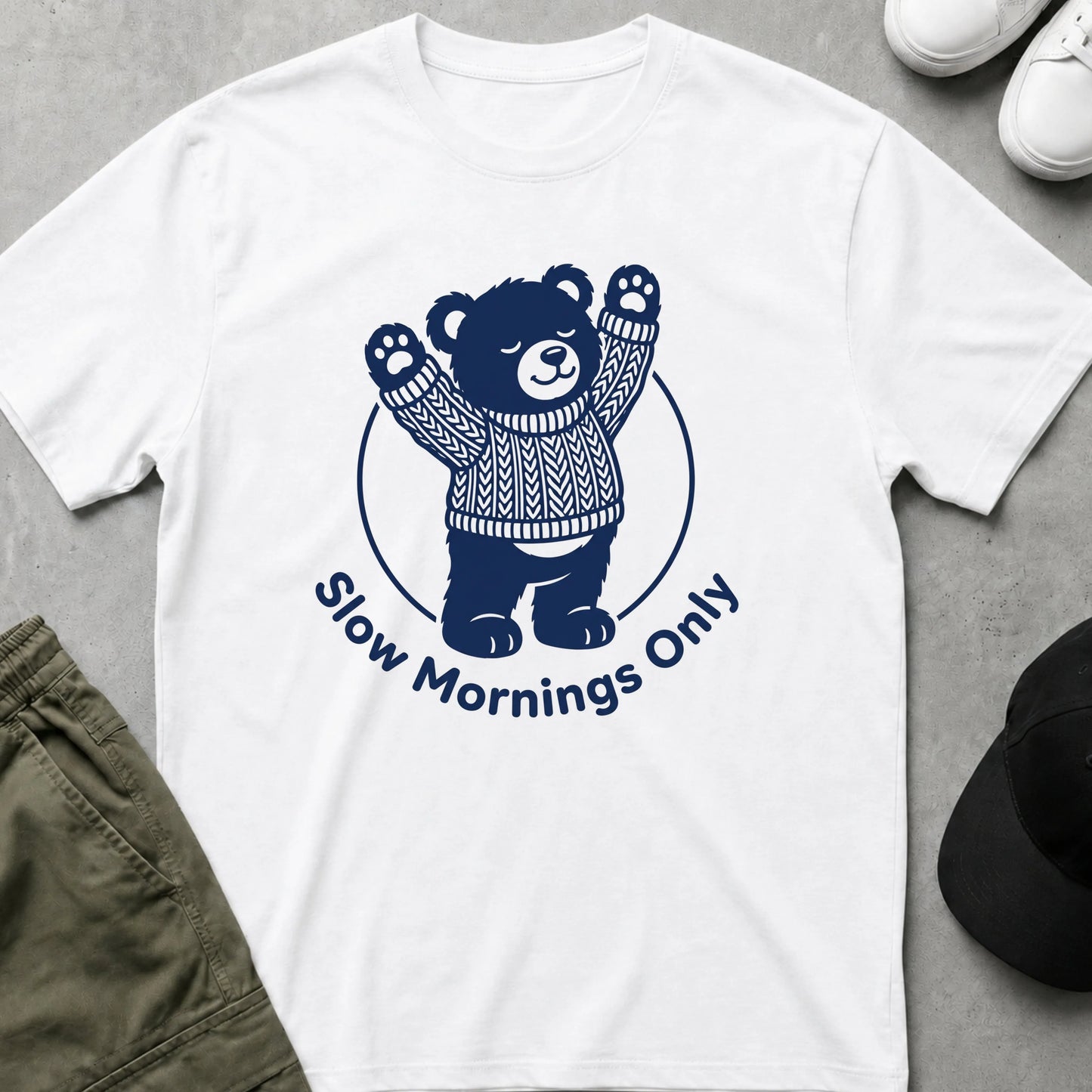 Slow Mornings T-Shirt White
