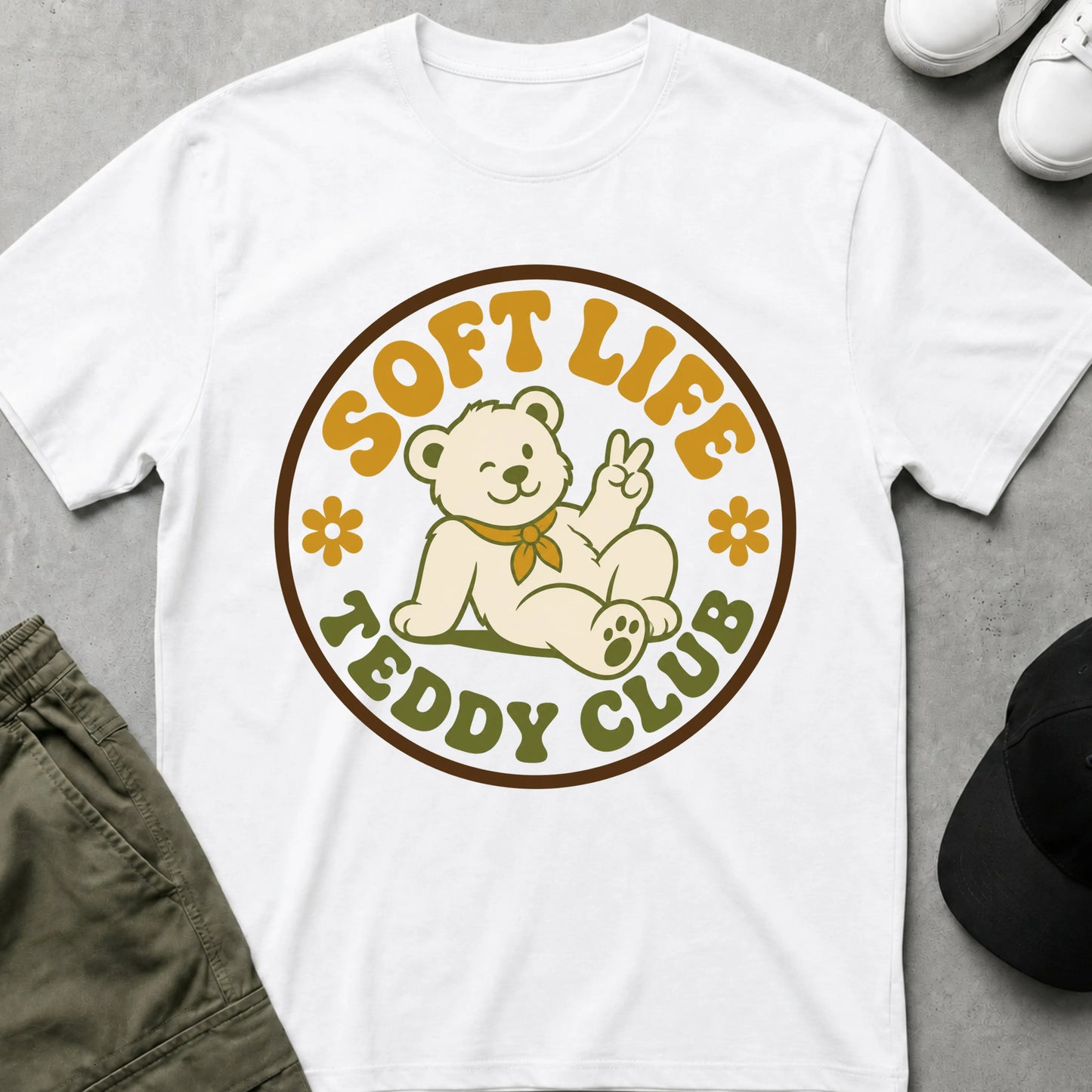 Soft Life Club T-Shirt White