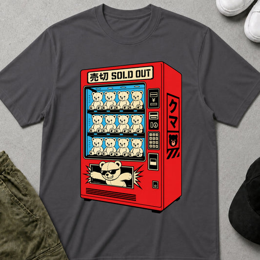 Cool Teds Teddy-Bear Sold Out T-Shirt Charcoal / S