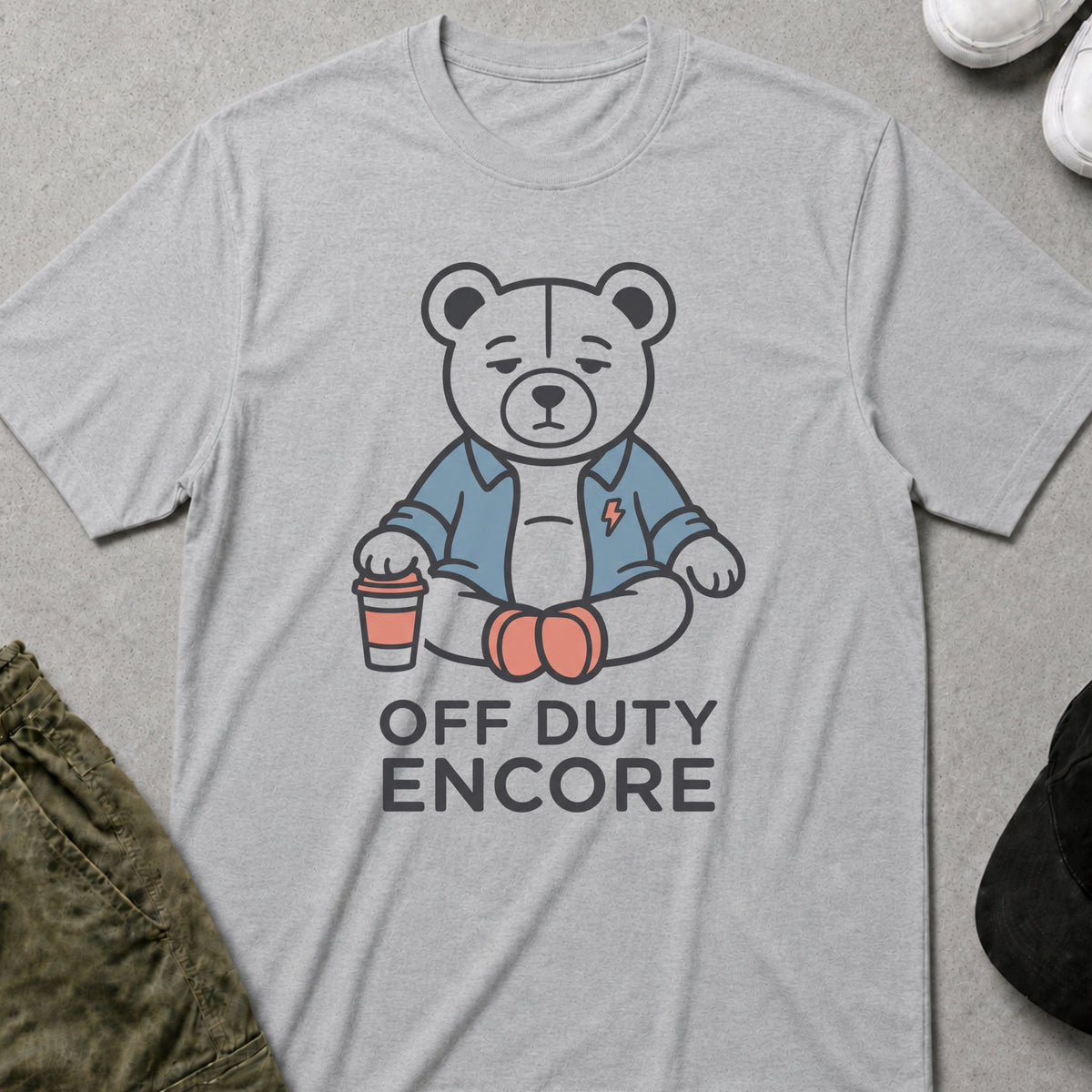 Off Duty Encore T-Shirt Sport Grey