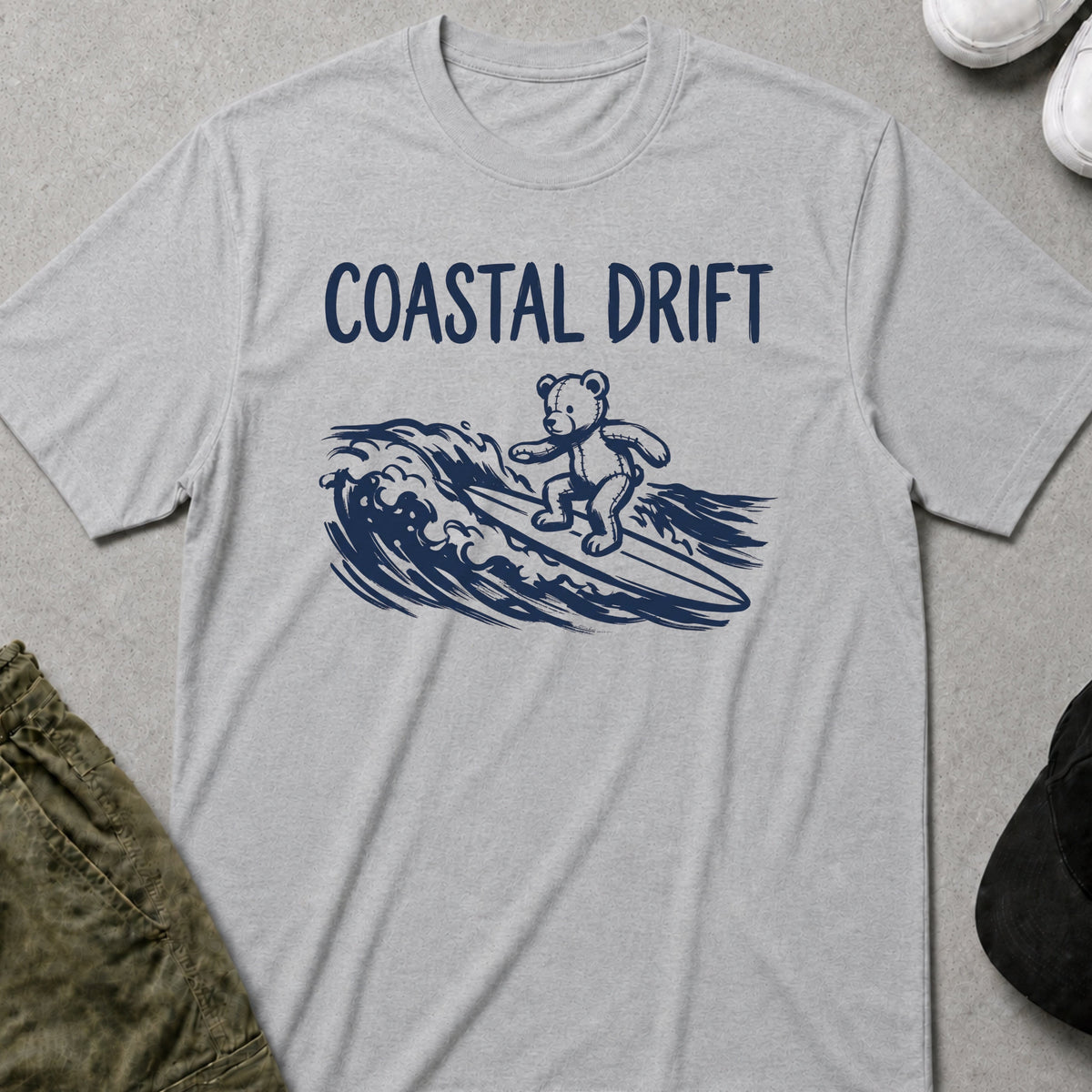 Coastal Drift T-Shirt Sport Grey