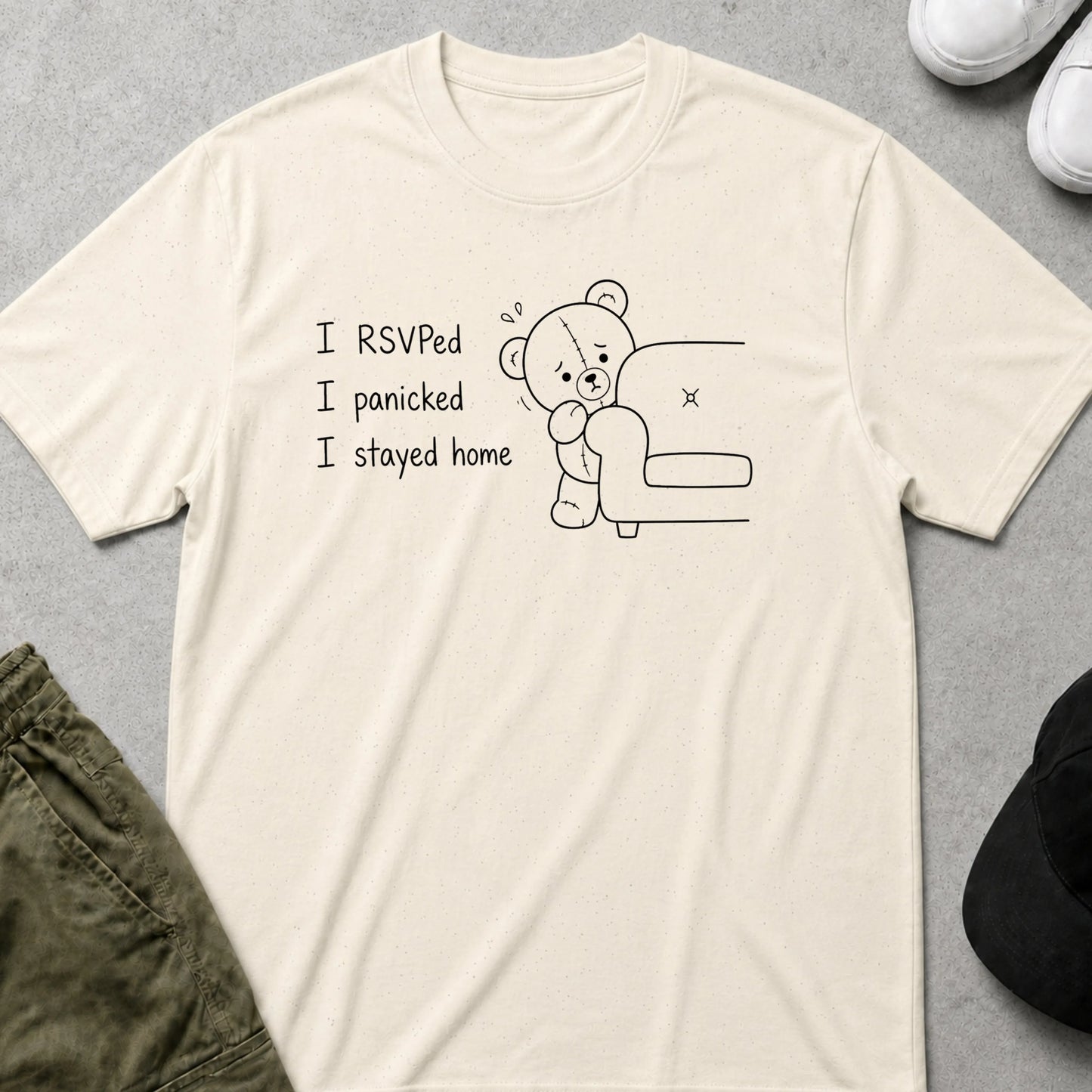 Stayed Home T-Shirt Natural