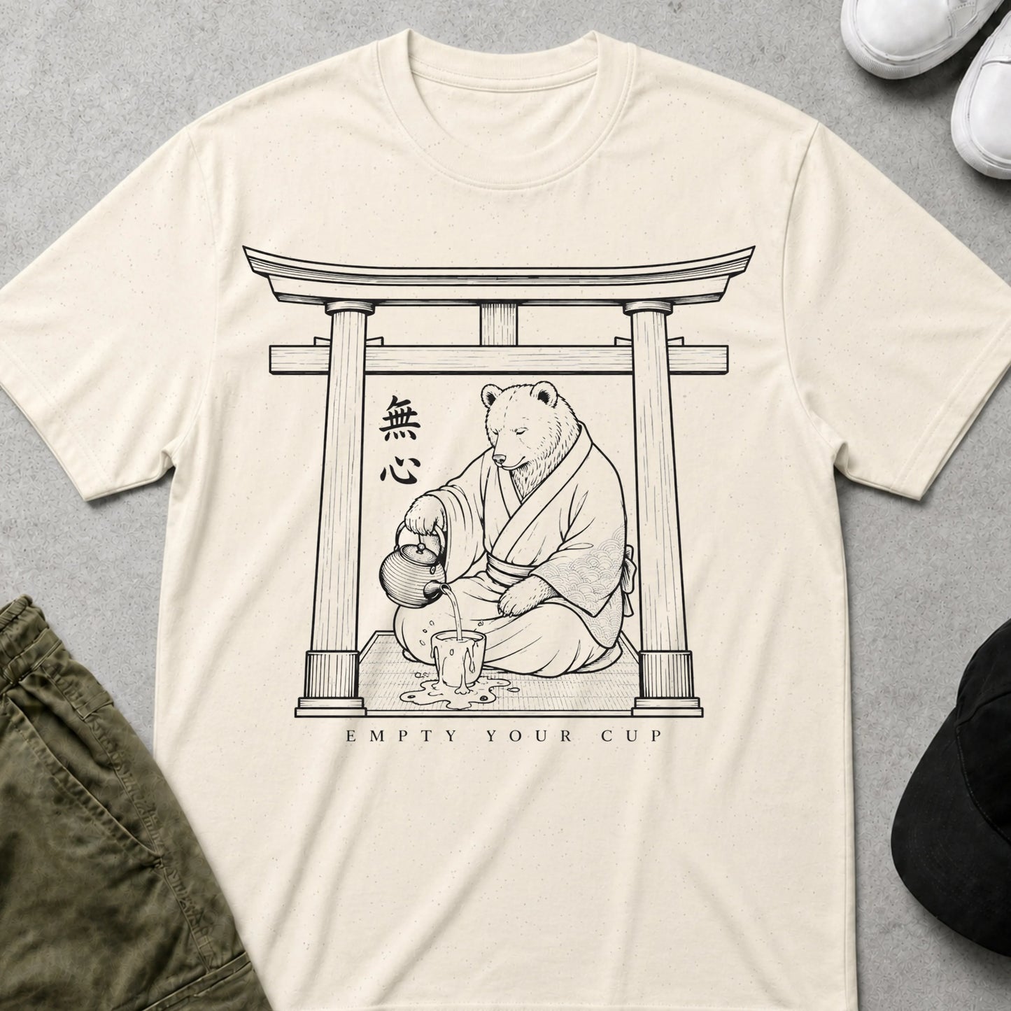 Cool Teds Teddy-Bear Still Your Mind T-Shirt Natural / S