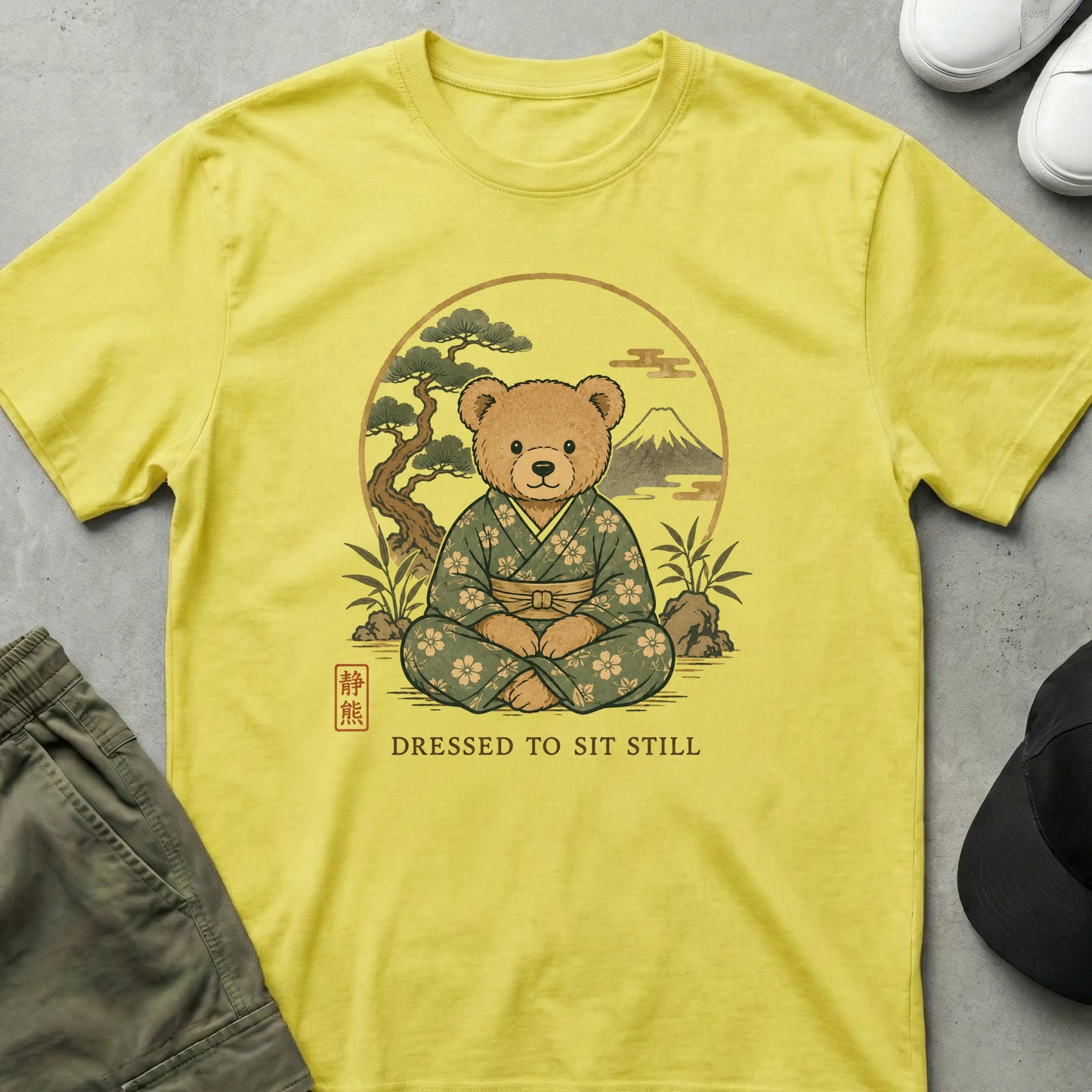 Stillness T-Shirt Cornsilk