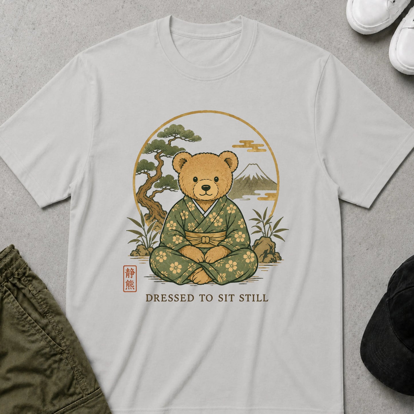 Stillness T-Shirt Ice Grey