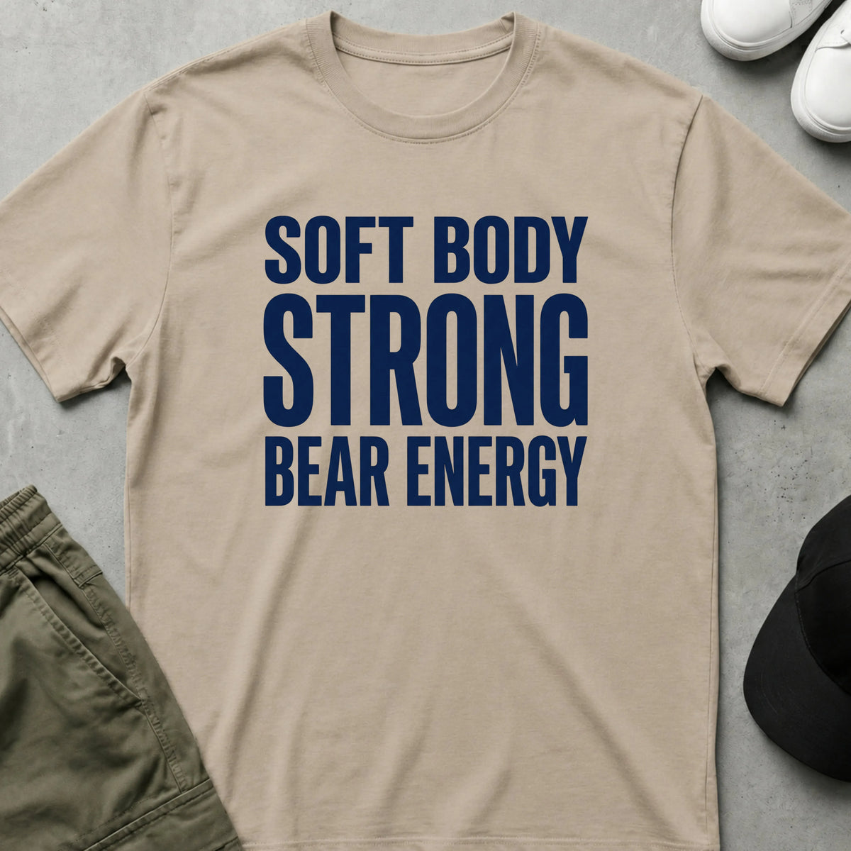 Strong Energy T-Shirt Sand