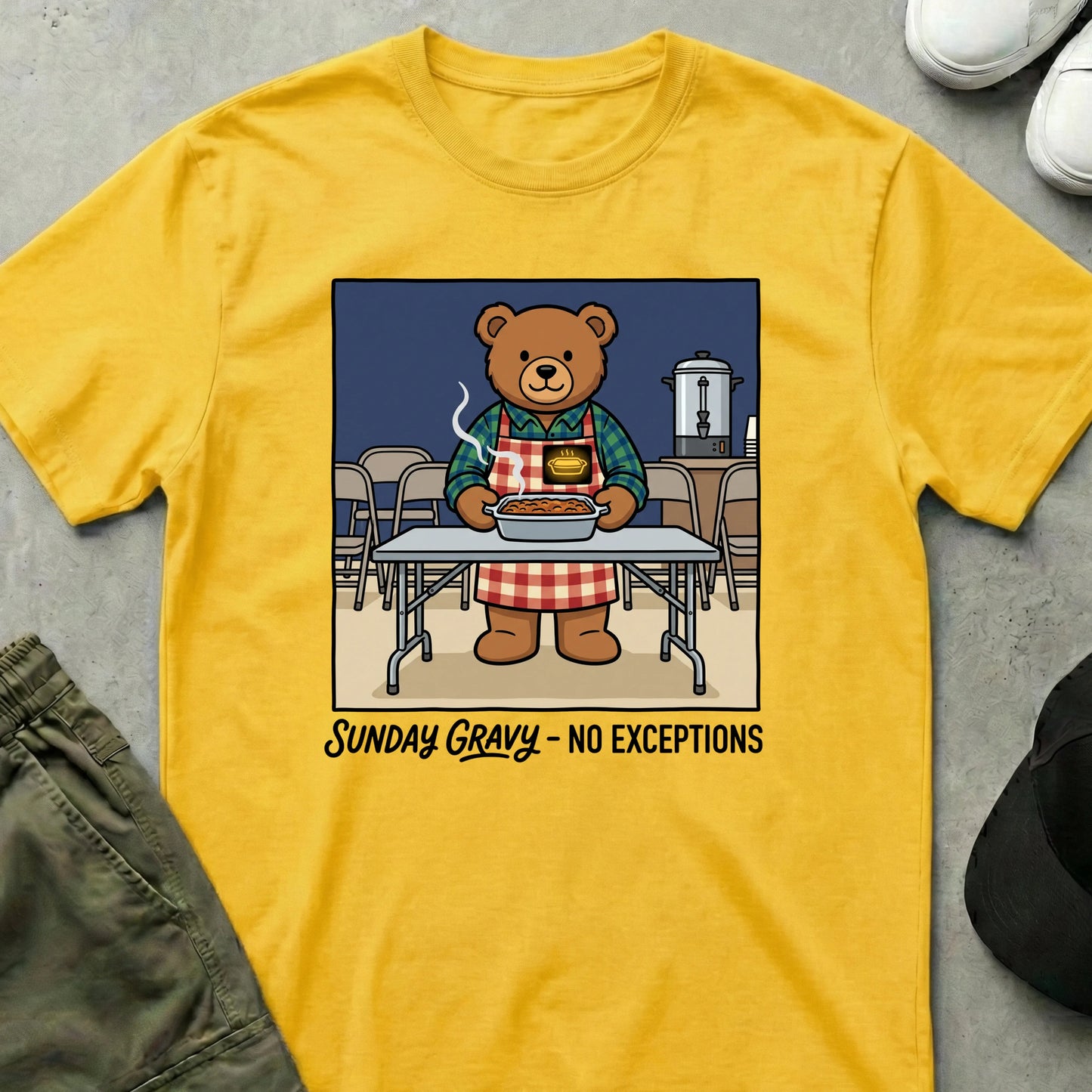 Cool Teds Teddy-Bear Sunday Lunch T-Shirt Daisy / S