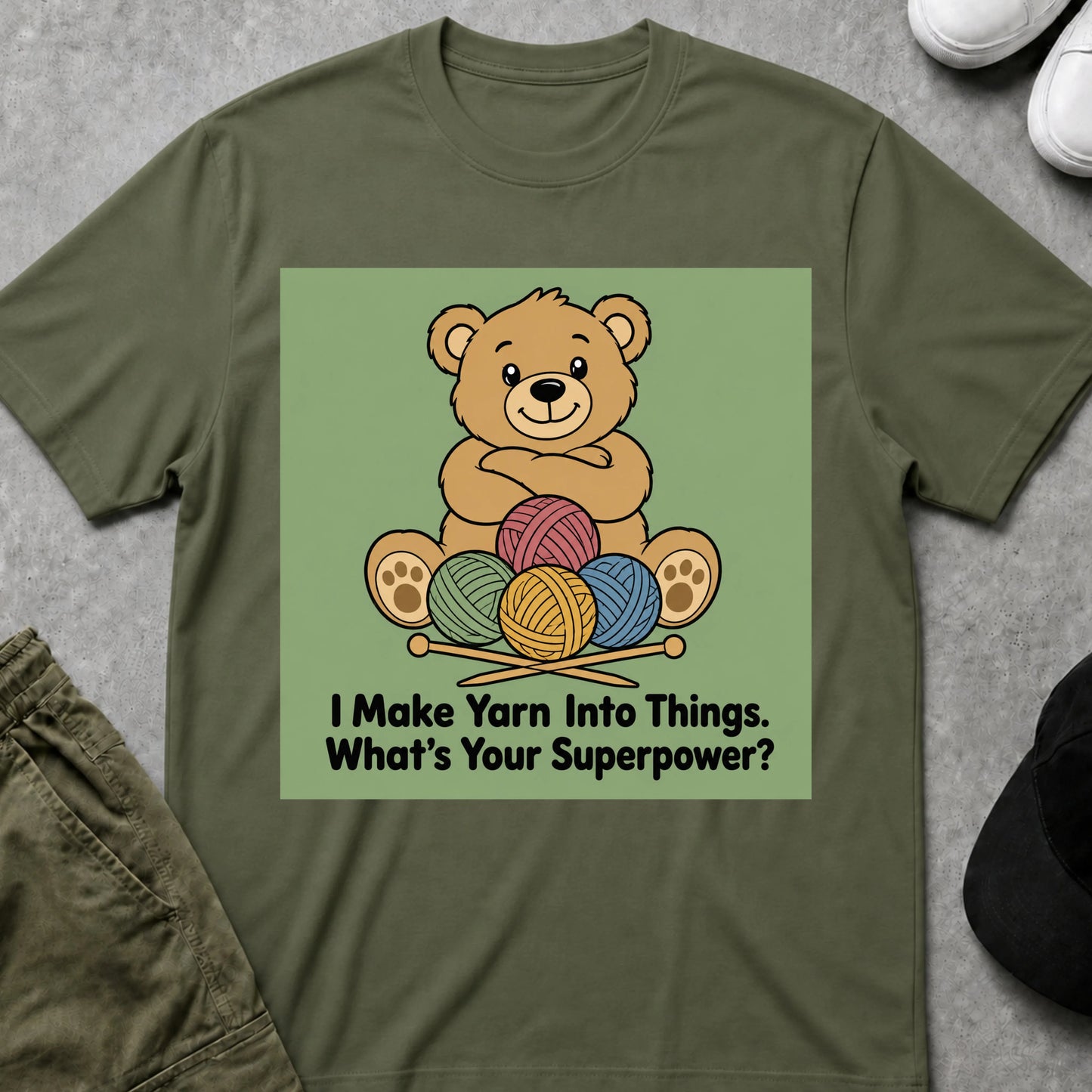 Superpower T-Shirt Military Green