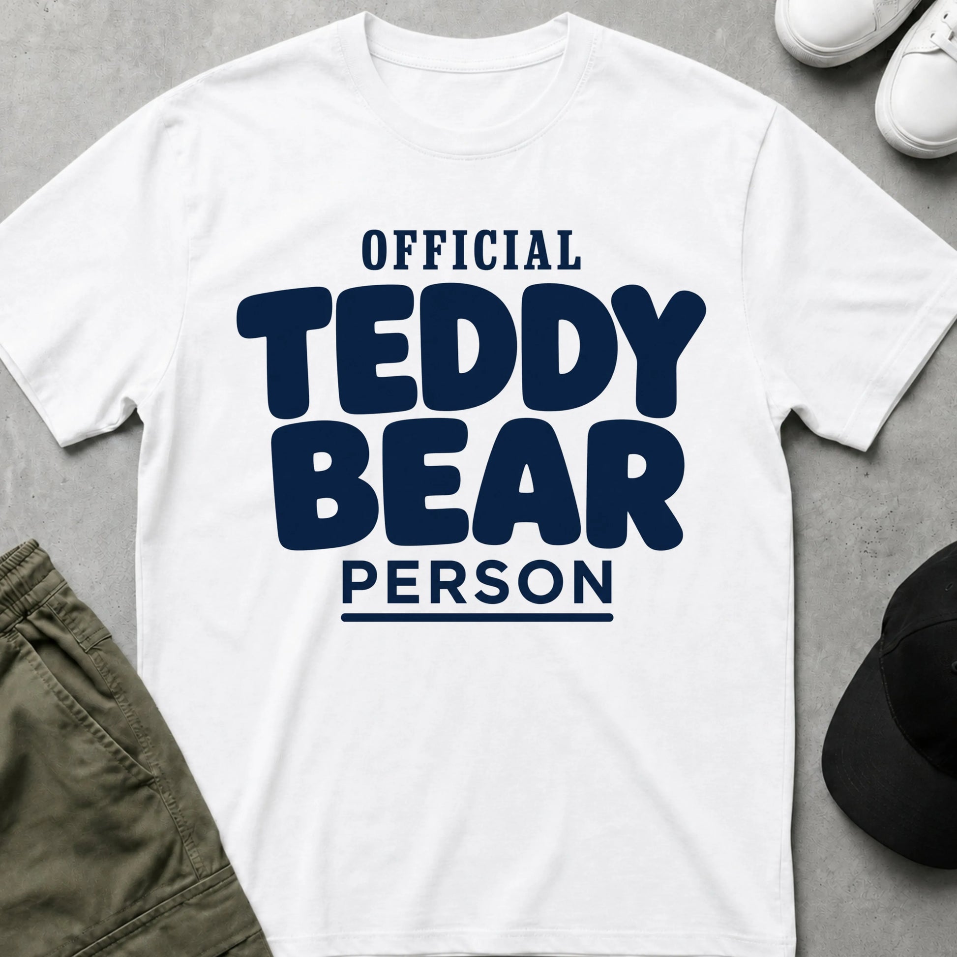 Teddy Bear Person T-Shirt White