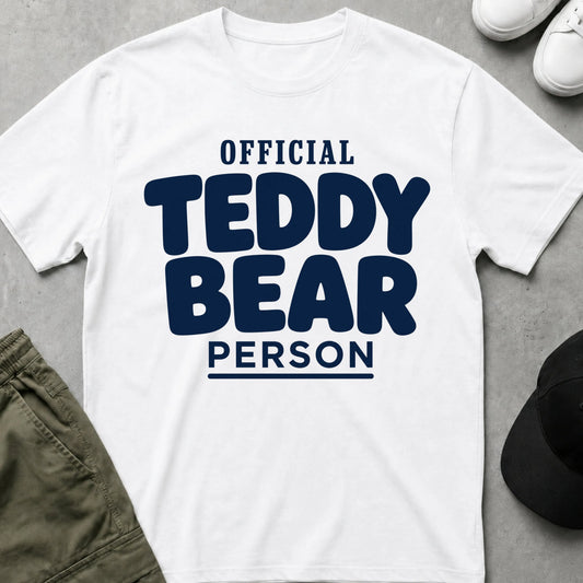 Teddy Bear Person T-Shirt White