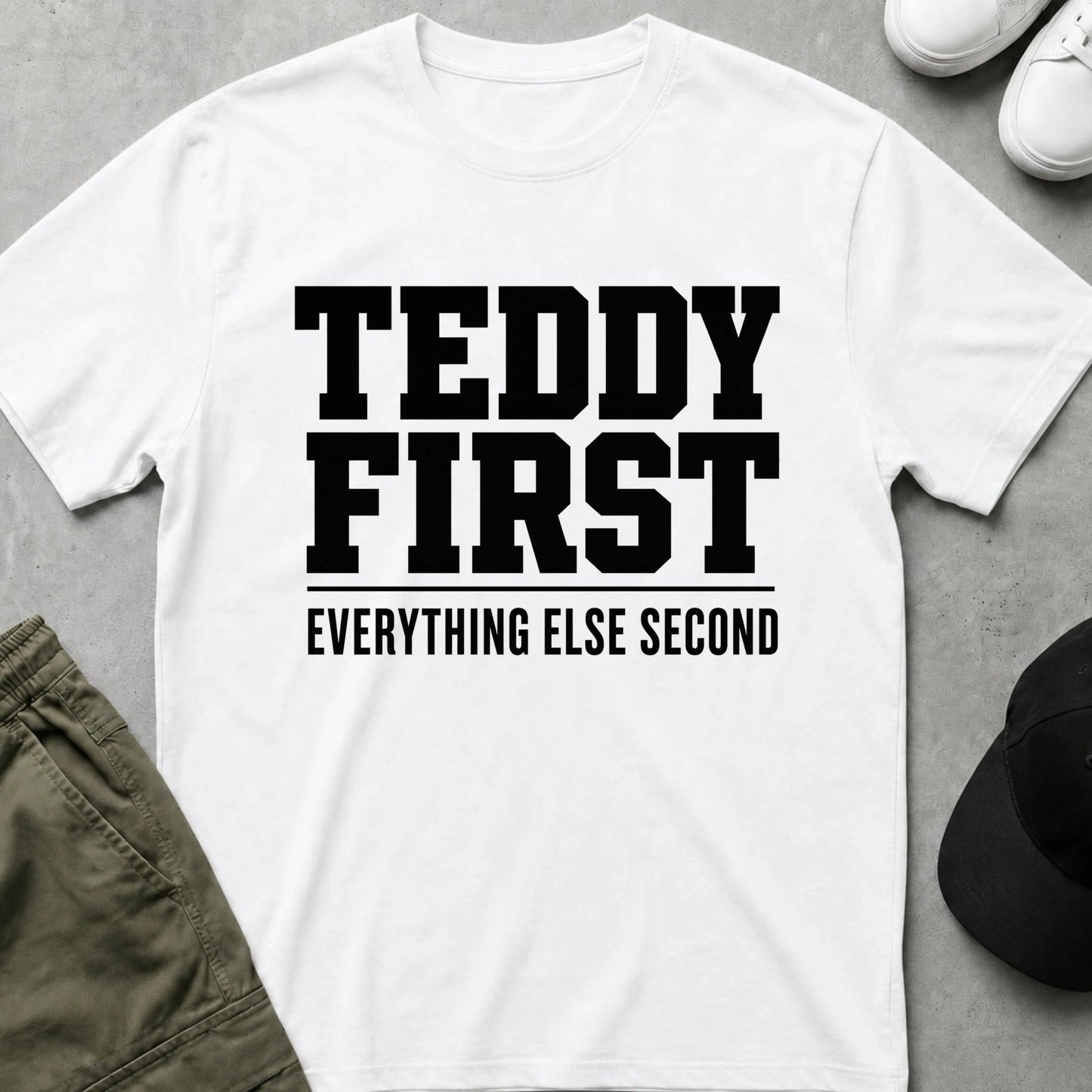 Teddy First T-Shirt White
