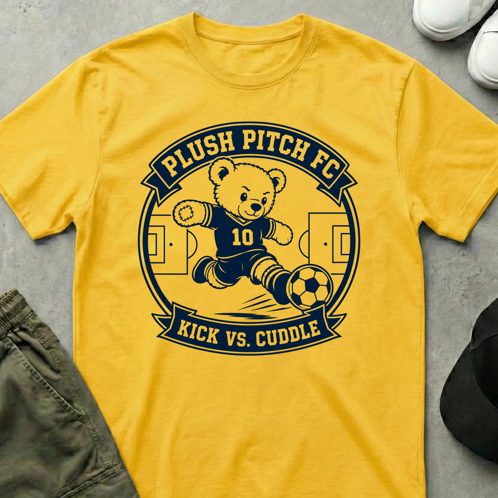 Cool Teds Teddy-Bear Teddy Soccer T-Shirt Daisy / S
