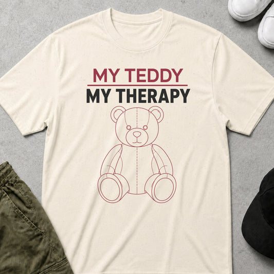 Teddy Therapy T-Shirt Natural