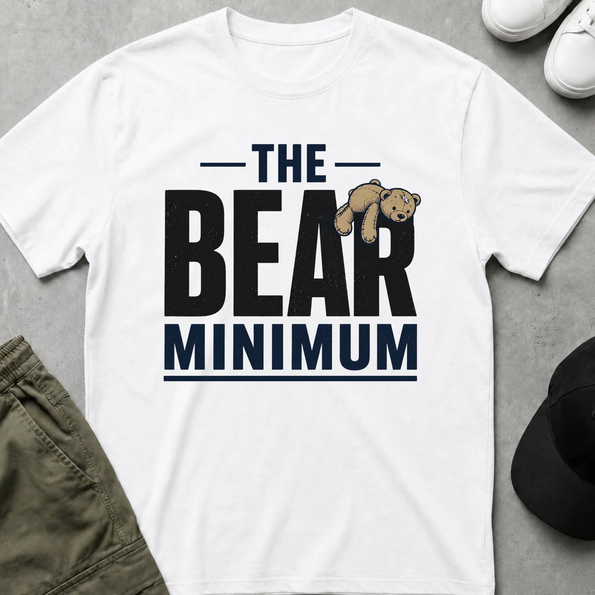 The Bear Minimum T-Shirt White