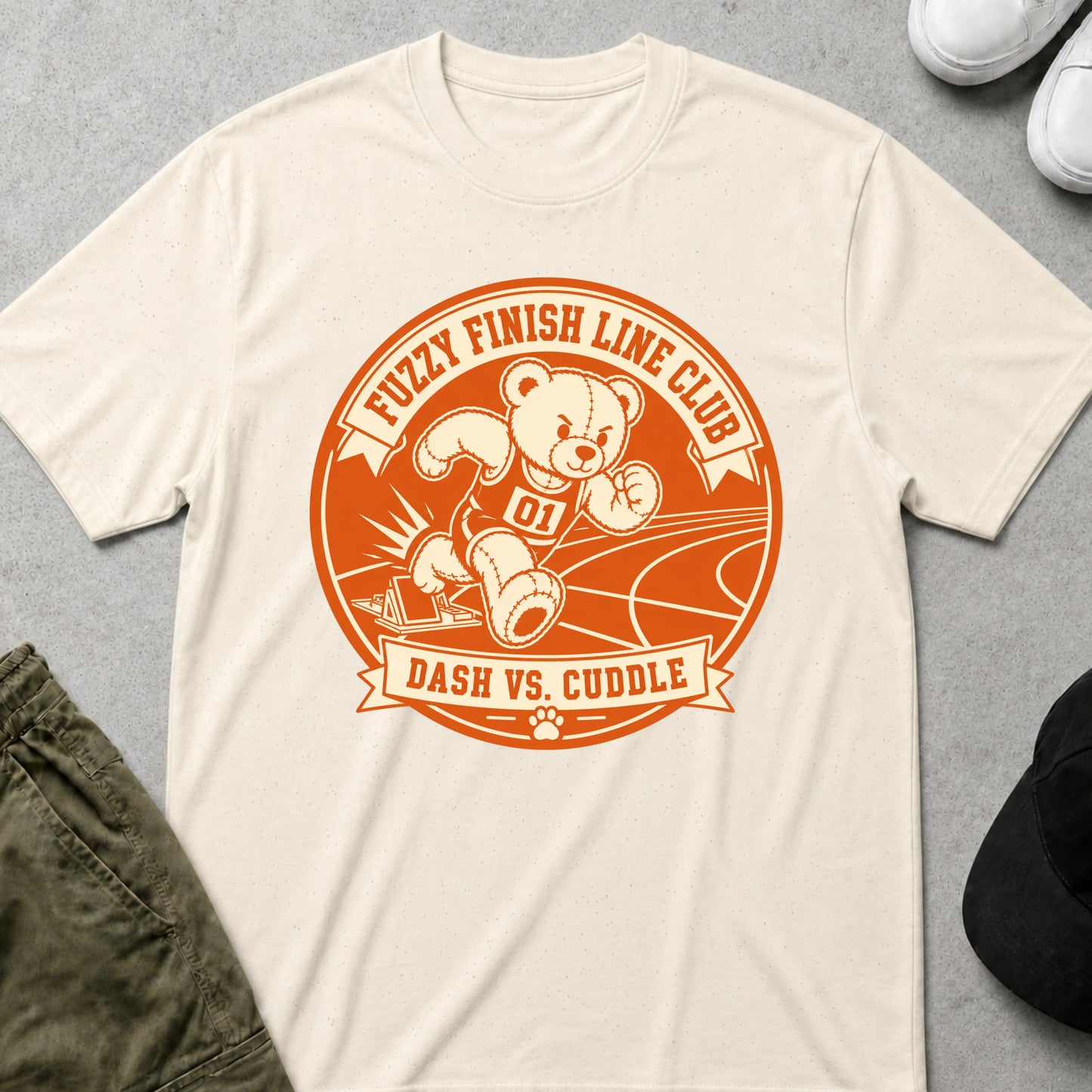 Cool Teds Teddy-Bear The Sprinter T-Shirt Natural / S