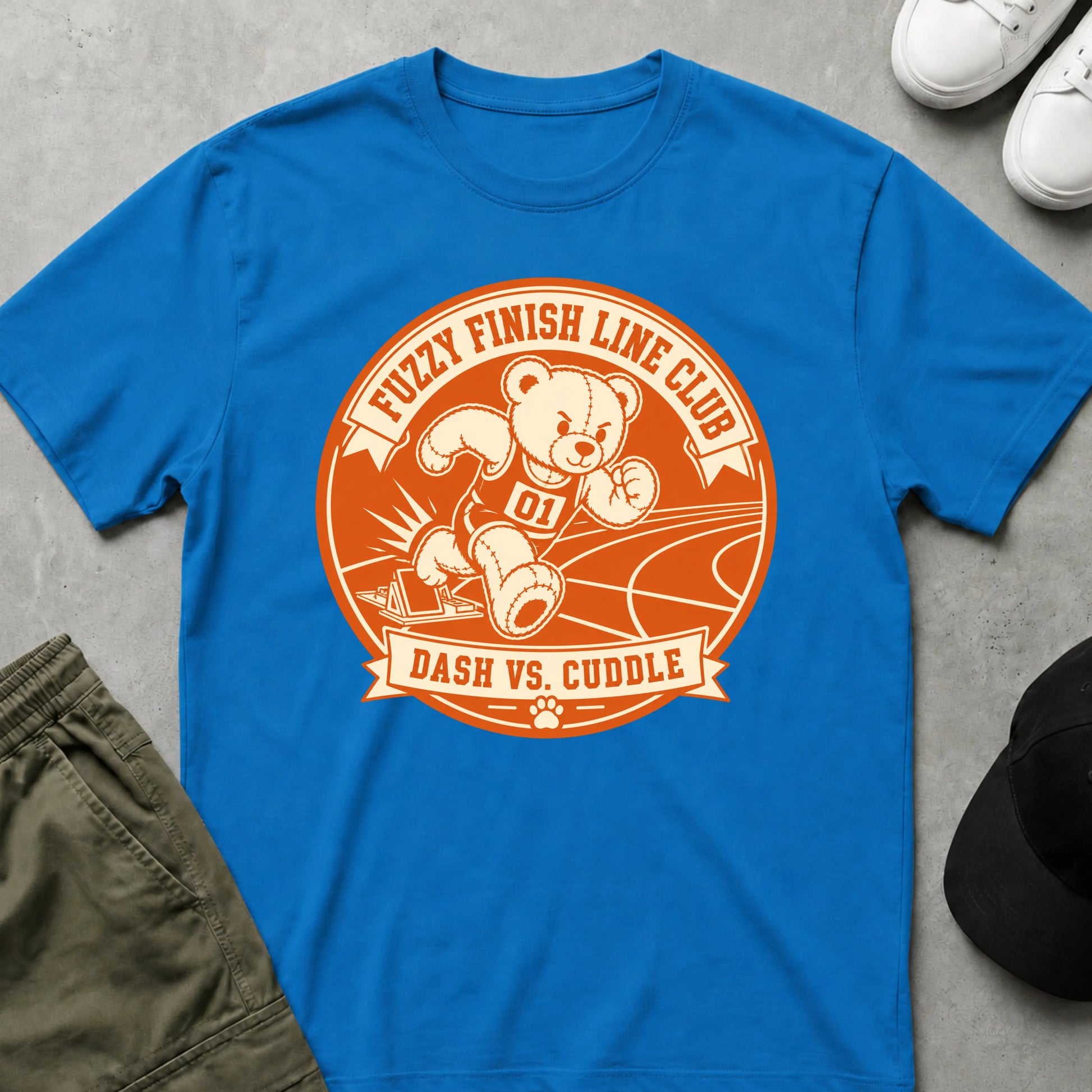 Cool Teds Teddy-Bear The Sprinter T-Shirt Sapphire / S
