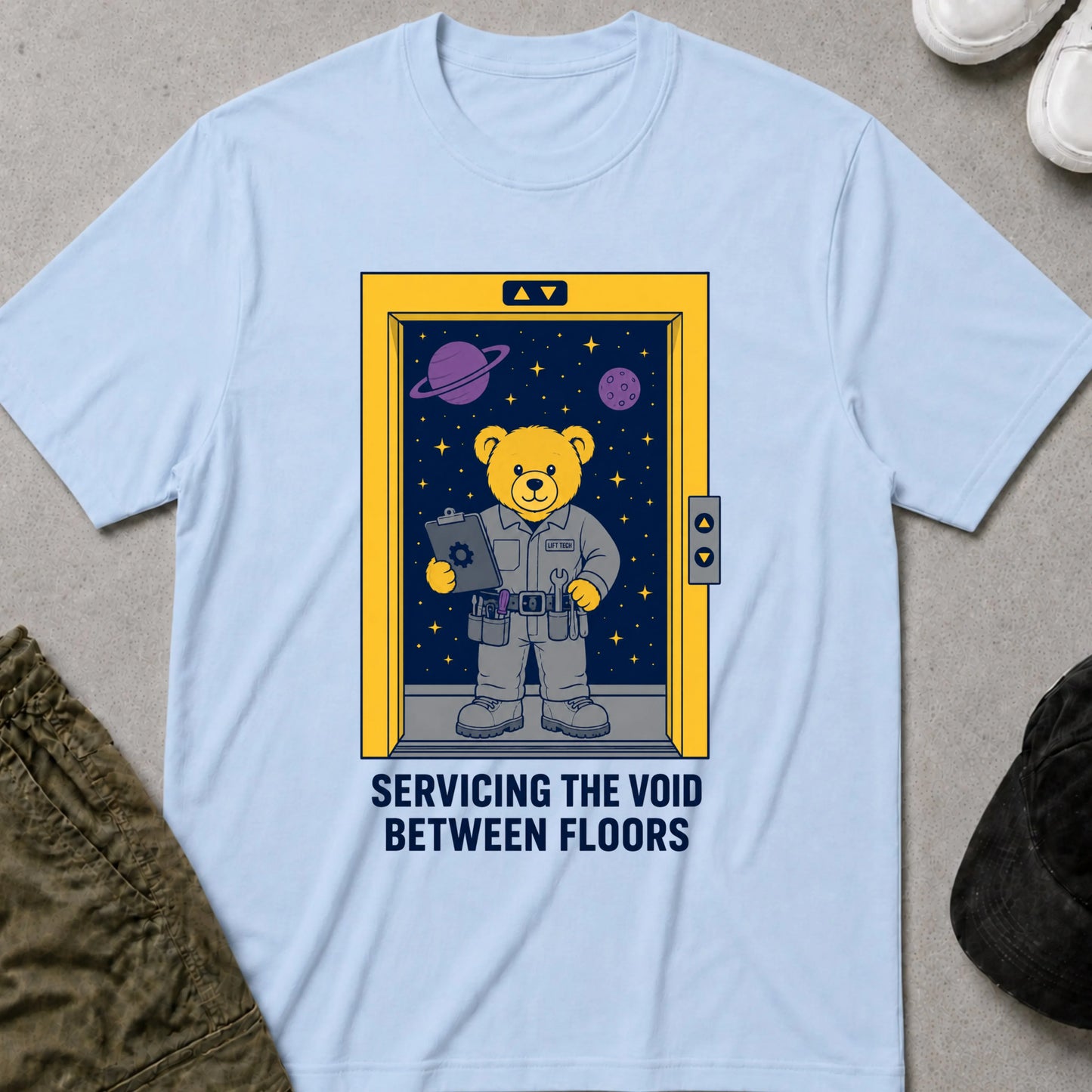 The Void T-Shirt Light Blue