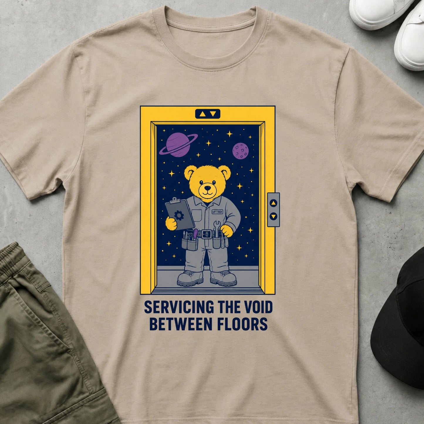 The Void T-Shirt Sand
