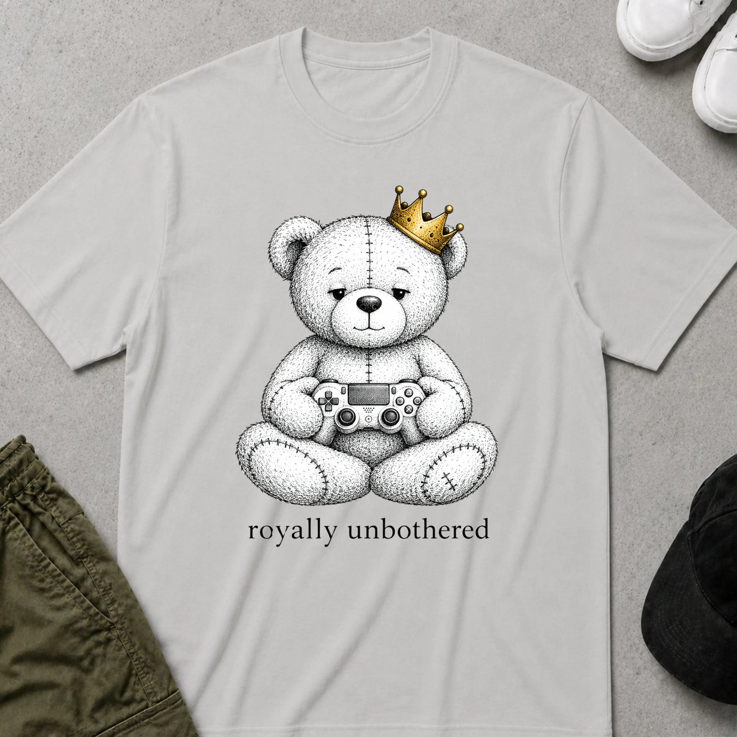 Unbothered T-Shirt Ice Grey