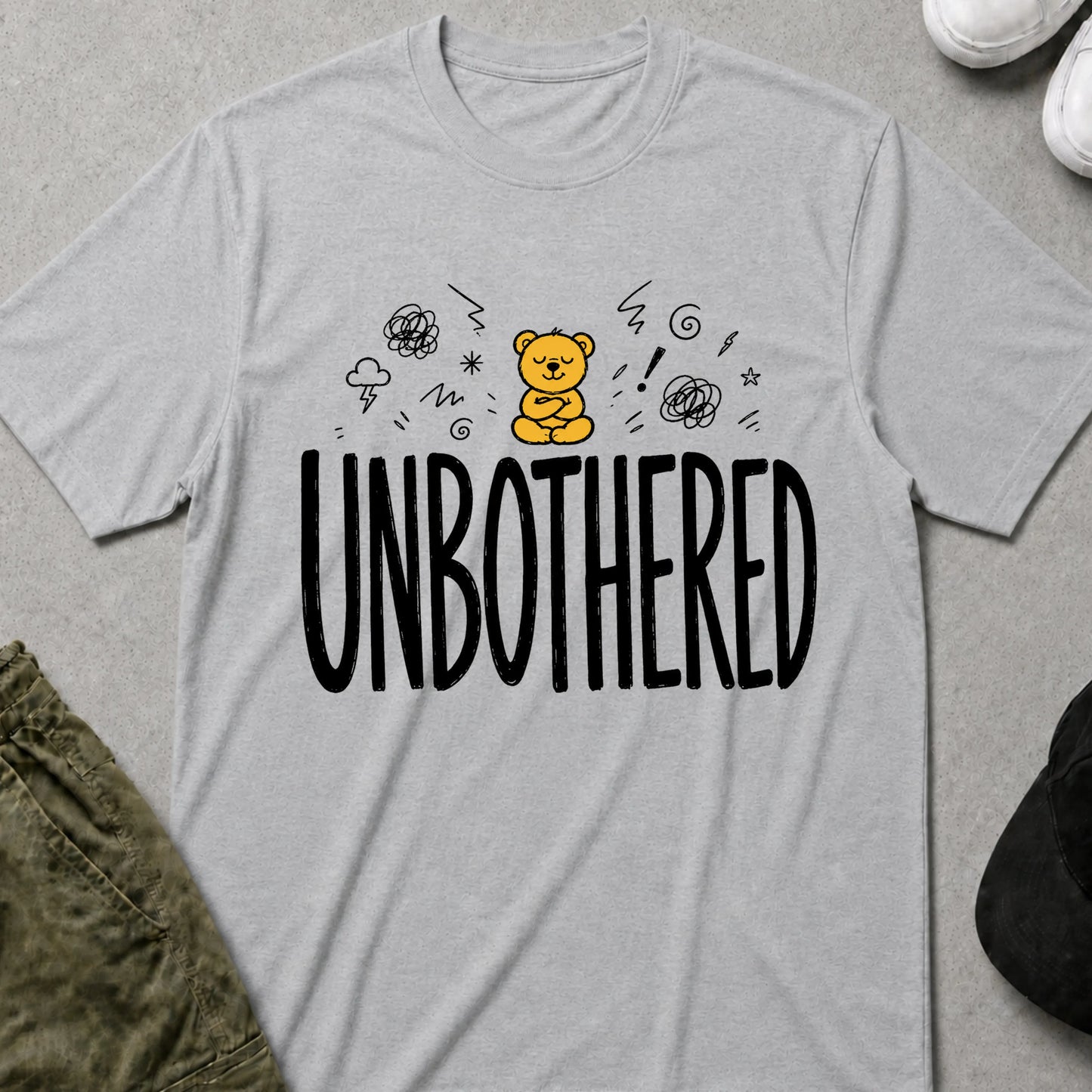 Unbothered T-Shirt Sport Grey