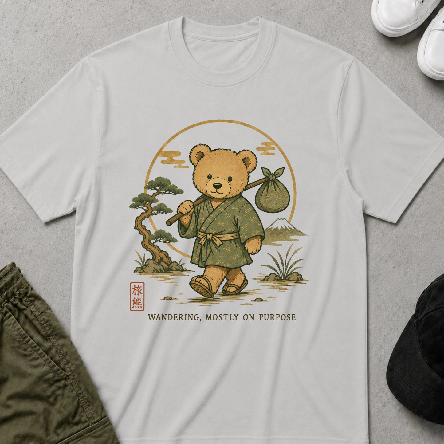 Wandering T-Shirt Ice Grey