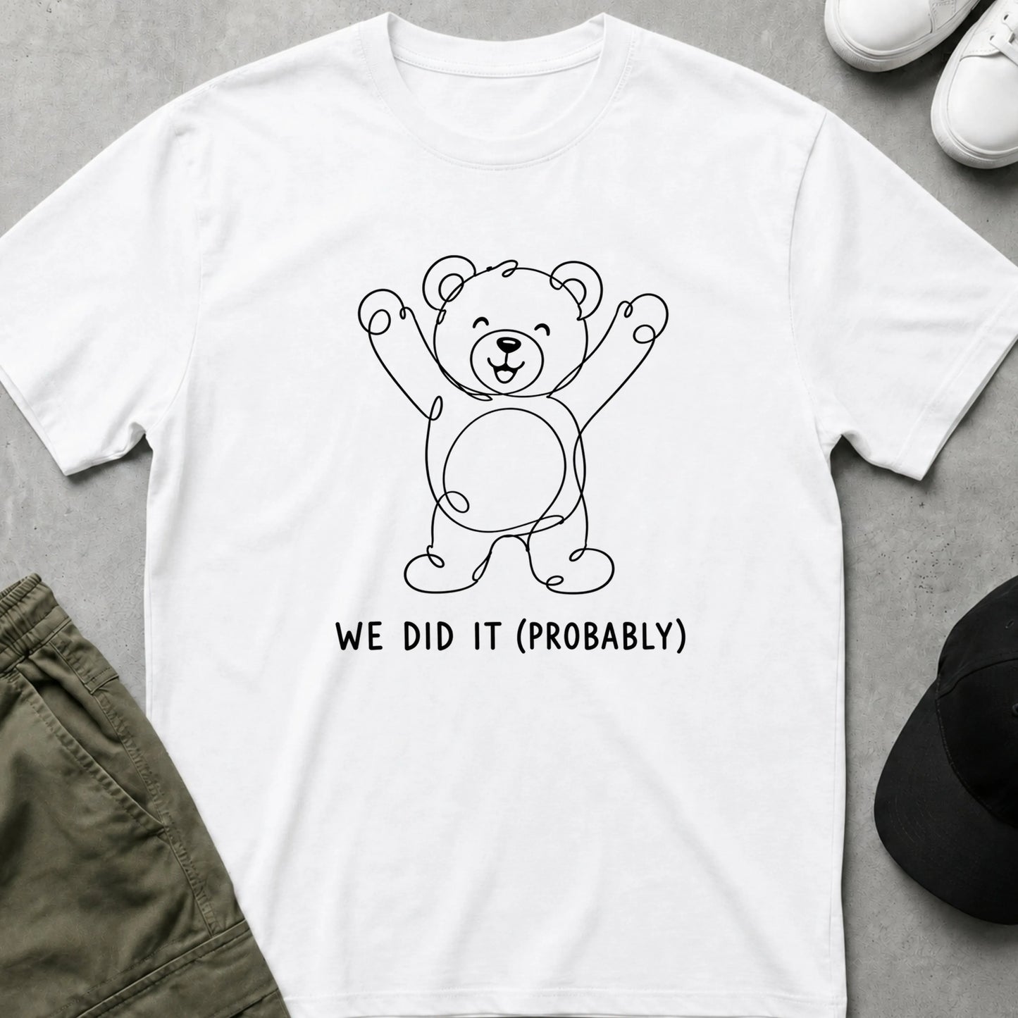 We Did It T-Shirt White