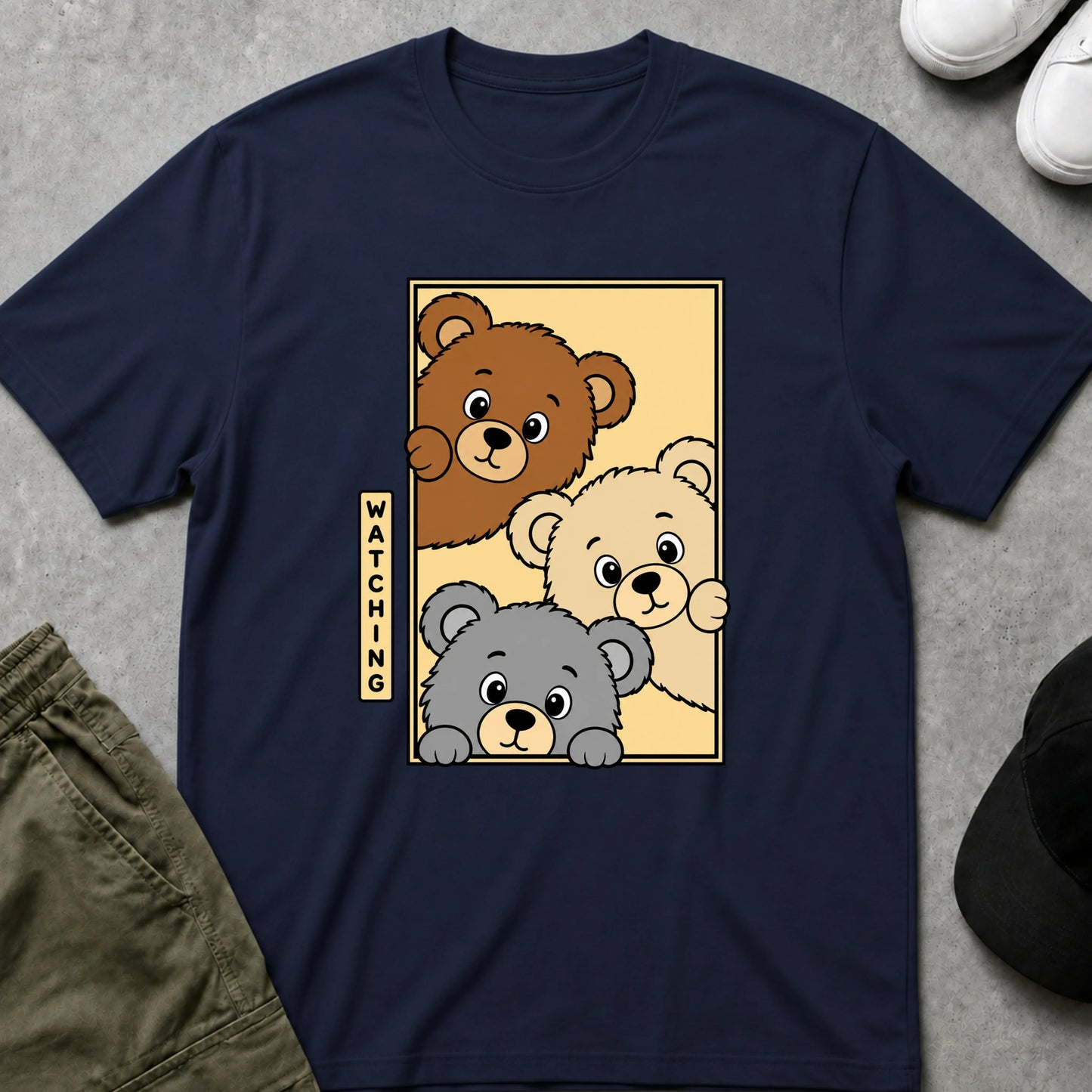 We're Watching T-Shirt Navy