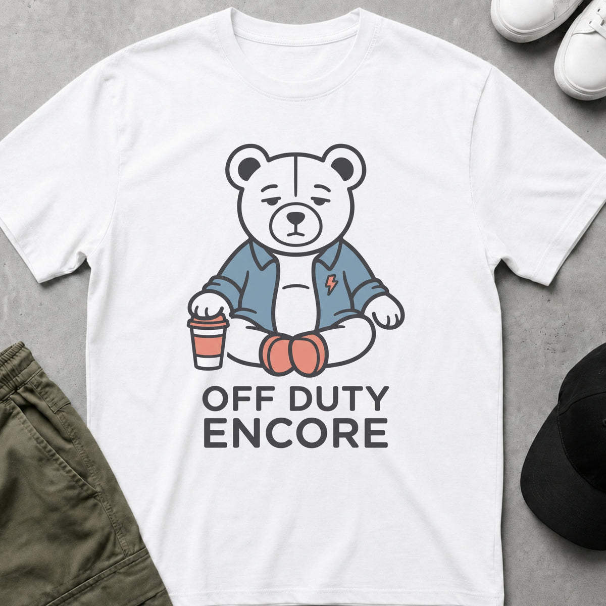 Off Duty Encore T-Shirt White