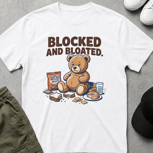Blocked And Bloated T-Shirt White
