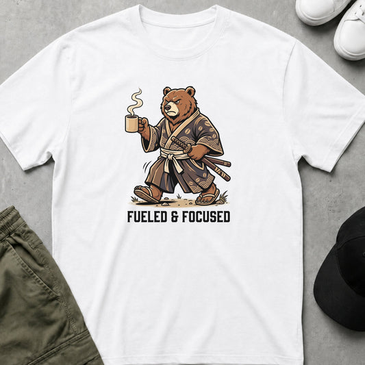 Cool Teds Teddy-Bear Warrior Bear T-Shirt White / S