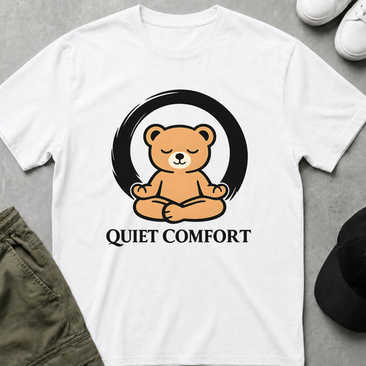Cool Teds Teddy-Bear Still Mind T-Shirt White / S