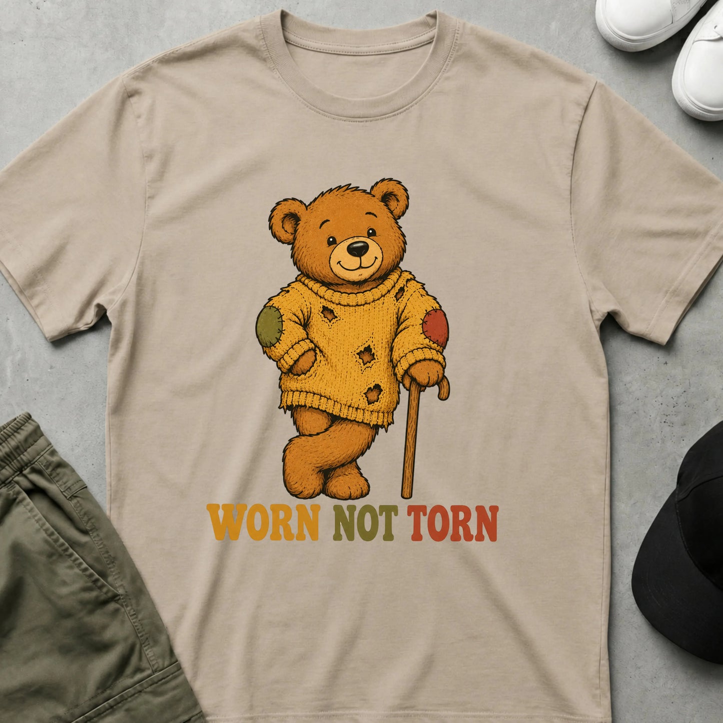 Worn Not Torn T-Shirt Sand